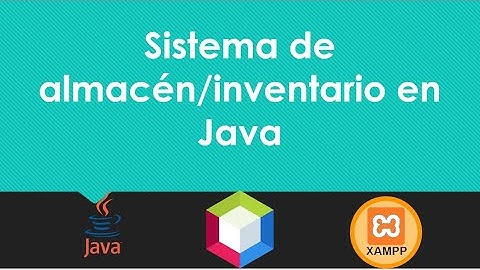 Sistema de almacén en Java y MySQL - Parte 1