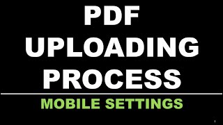 PDF UPLOADING PROCESS | MOBILE SETTINGS | ONLINE EXAM 2022 | WATCH BEFORE UPLOADING THE PDF screenshot 5