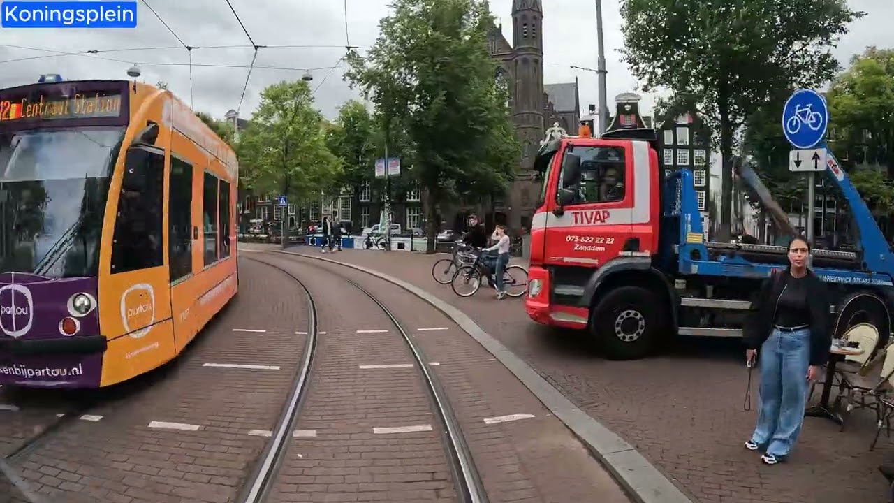 GVB Amsterdam Lijn 12 Centraal Station - Amstelstation | 13G Combino Eenrichting | September 2025