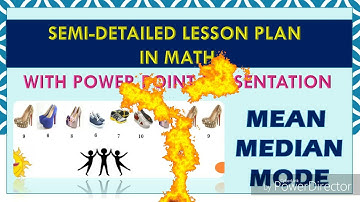 MEAN, MEDIAN, MODE | LESSON PLAN