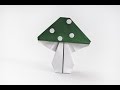 How to make a paper mushroom  fly agaric origami  easy origami 