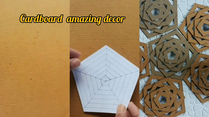 How to make cardboard light lamp