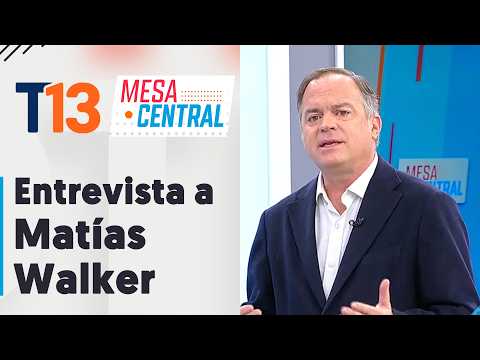 Senator Matías Walker Interview - Mesa Central July 12