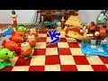 Plants vs Zombies GW Lego - Episode 4 - Team Pea Shooter Fire vs Zombot Fight!