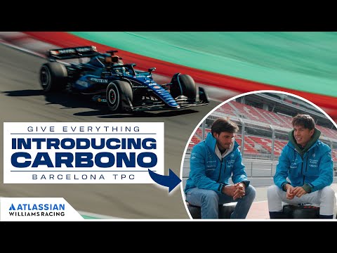 ALEX ALBON AND CARLOS SAINZ ON TRACK TOGETHER FOR THE FIRST TIME IN BARCELONA | GIVE EVERYTHING