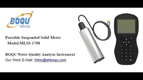 20210628MLSS 1708 Portable Suspended solid meter