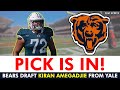 Chicago Bears Select Yale OT Kiran Amegadjie With Pick No. 75 In 3rd Round of 2024 NFL Draft