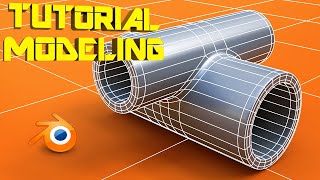 Modeling a pipe connection in Blender