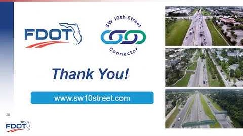 SW 10th Street Kick off Presentation Video