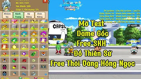 Nro Lậu Mới Nhất Nro Legit Mở Test Free Đồ Thiên sứ Free SKH 100K Thỏi Vàng Free Full Vật Phẩm