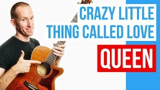 Crazy Little Thing Called Love ★ Queen ★ Guitar Lesson Acoustic Tutorial [with PDF]