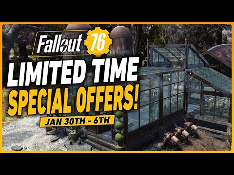 NEW SPECIAL OFFERS Coming to Fallout 76 Atomic Shop!