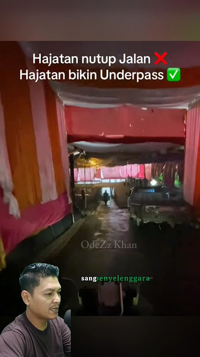 Download lagu Tak mau ganggu pengguna jalan, pemilik hajatan di boyolali jawa tengah buat underpass #shorts #reels