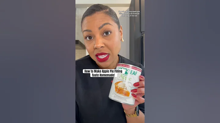 Apple pie filling in a can is just fine if you make it better! #hack #baking