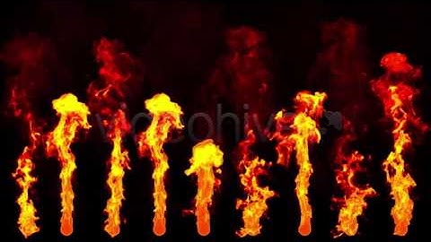 Beat Flames - VJ Loop Pack (4in1)