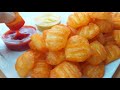 cómo hacer patatas fritas crujientes, papas fritas burbujas(nueva receta)(subtítulos)N 19