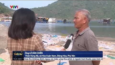 Ô nhiễm rác thải ở vịnh Vũng Rô