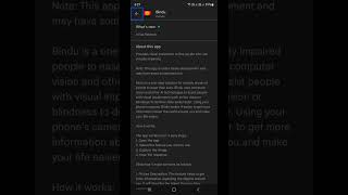 bindu new special app visual assistant for blind text currency people objects detection with bindu