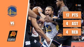 Stephen Curry - 17 Points, 4 Assists, 4 Rebounds vs Suns - 2025 Season