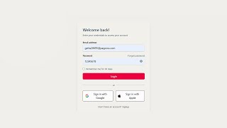 How to Create a Login Page in html and tailwinds css