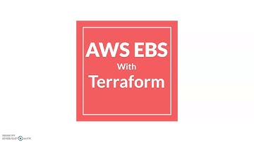 #26 AWS EBS DEMO - Resizing & Changing Type, EBS Snapshot, Attach Detach EBS with Terraform |Part 1