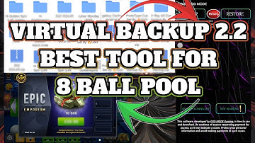 Virtual Backup 2.2 - The Ultimate Tool for 8 Ball Pool Game!