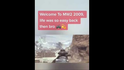 POV: its 2009 and you bought call of duty modern warfare 2 🥹💔
