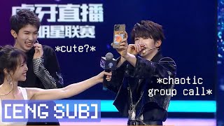 [ENG SUB] INTO1 Lin Mo & Liu Yu call groupmates to act cute