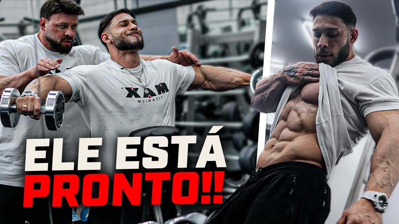 RAMON DINO ESTÁ GIGANTE!! VEJA O SHAPE A 7 SEMANAS PRO OLYMPIA
