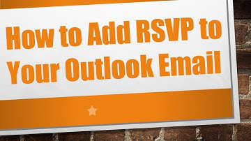 How to Add RSVP to Your Outlook Email