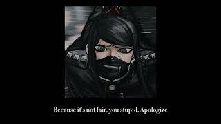 Because it's not fair, you stupid. Apologize // Leon, Mikan, Celestia and Korekiyo