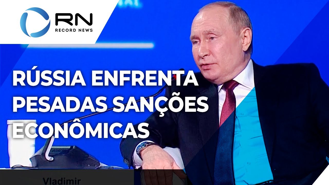 Putin: Rússia enfrenta insanas sanções econômicas