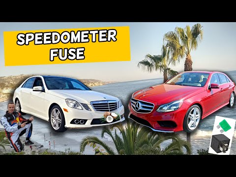 MERCEDES W212 E CLASS SPEEDOMETER FUSE LOCATION E350 E400 E250 E200 E220 E250 CDI BLUETEC