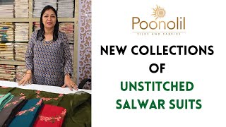 NEW COLLECTION OF UNSTITCHED SALWAR SUIT SETS