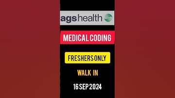 Hiring Fresher Medical Coder || Hyderabad || #medicalcodingfreshersjobs #hyderabad #viralvideo