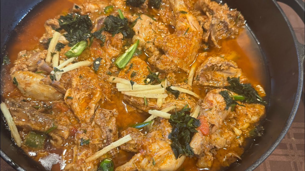 (SHINWARI CHICKEN KARAHI )recipe easy and delicious 