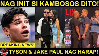 Ryan Garcia binunyag TINIRA niya Asawa ni Kambosos! | Mike Tyson vs Jake Paul FACE OFF!