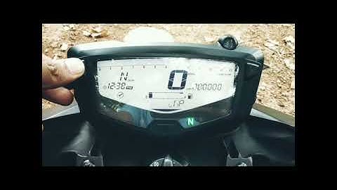 How to reset service reminder in Apache RTR 200 4v