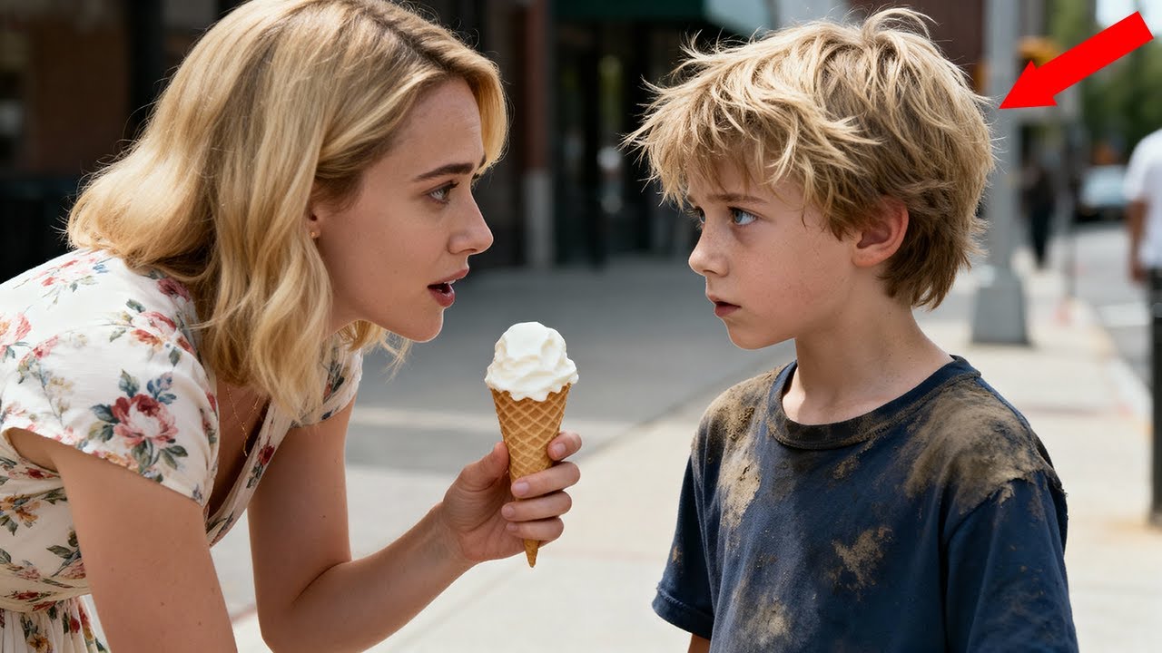 A Kind Woman Bought Ice Cream For A Poor Boy — She Had No Idea His Dad Was A Millionaire...