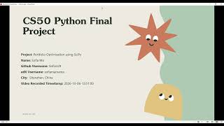 CS50 Python Final Project
