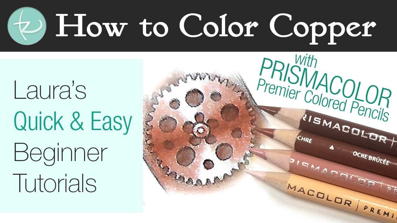 How To Color Copper Metal With Prismacolor Colored Pencils! Quick - How To Color Copper Metal With Prismacolor Colored Pencils! Quick