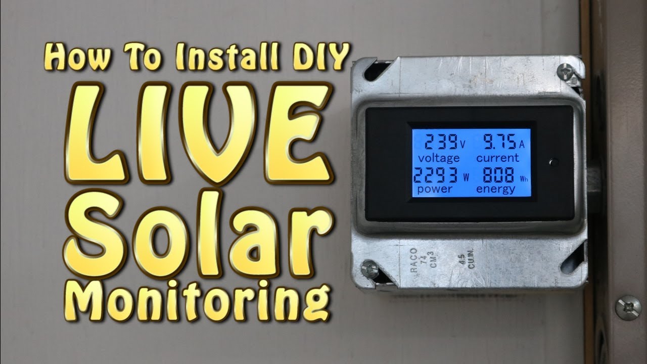 How to Install LIVE Solar Monitoring - YouTube