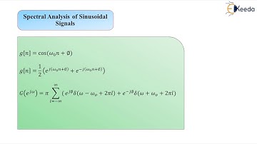 Spectral Analysis of Sinusoidal Signals