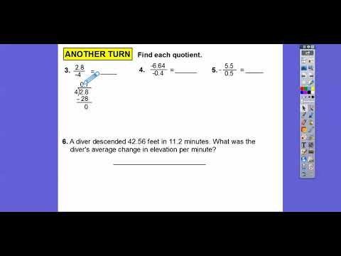 Dividing Rational Numbers - Lesson 3.5 - YouTube