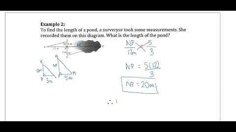 4.4 Solve Problems Using Similar Triangles