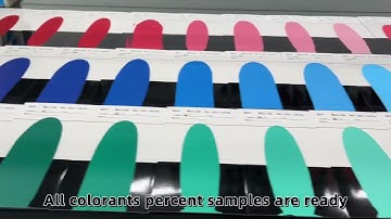 Coating painting color matching video