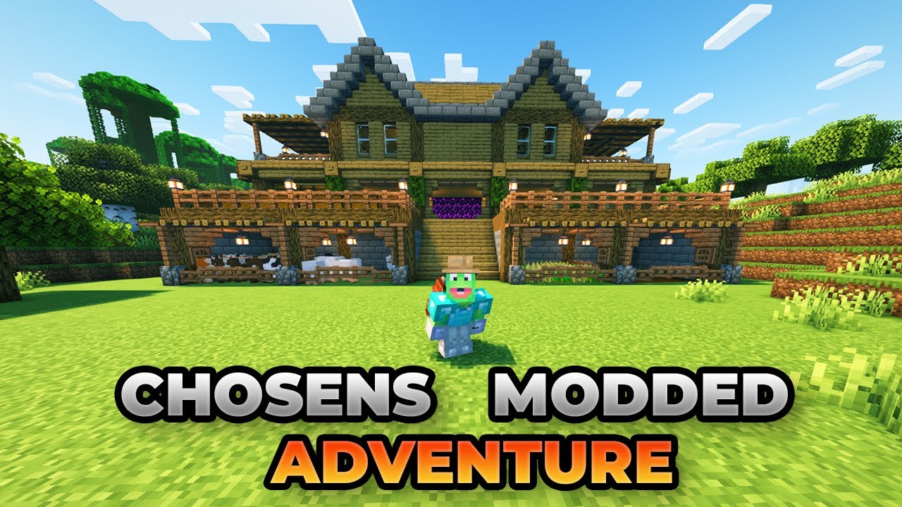 Trying out the BEST Minecraft Modpack of 2024 (Chosen's Modded