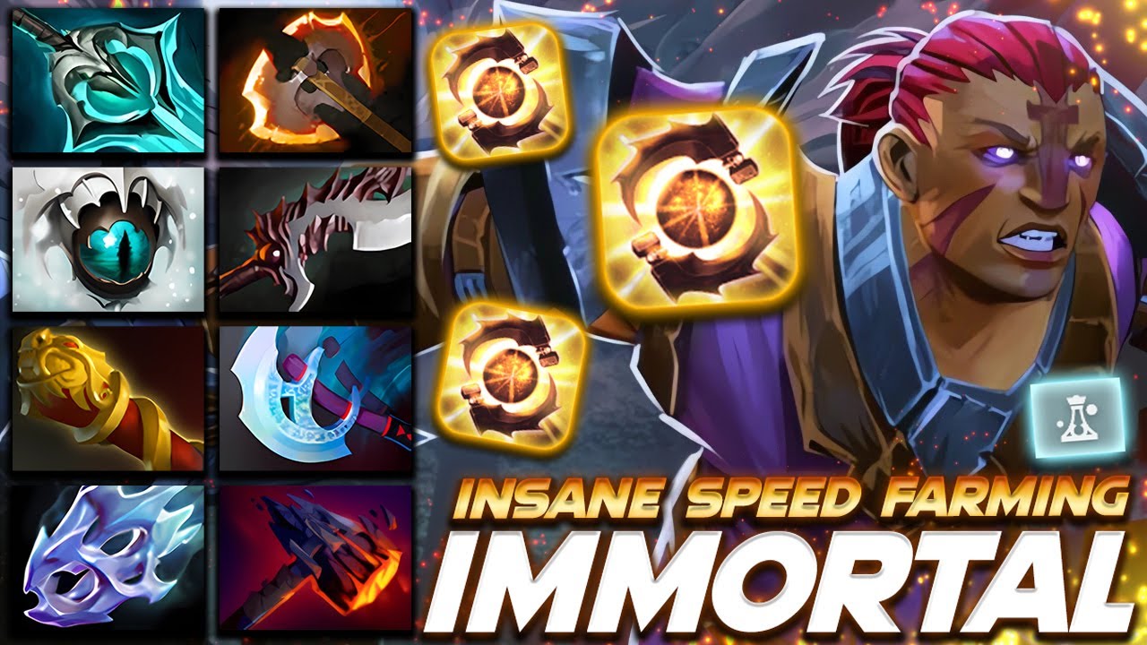 Anti-Mage Immortal Insane Farm Speed - Dota 2 Pro Gameplay [Watch & Learn]