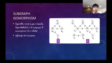 2110327 Algorithm Design : Subgraph Isomorphism