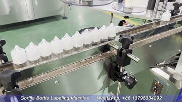 Gorilla Bottle Labeling Machine丨10-120ml Round Bottle Sticker Label Applicator (2023 NEW)